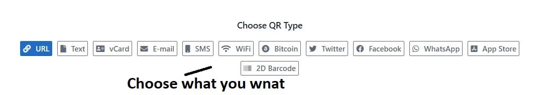 how to use qr code generator step 1